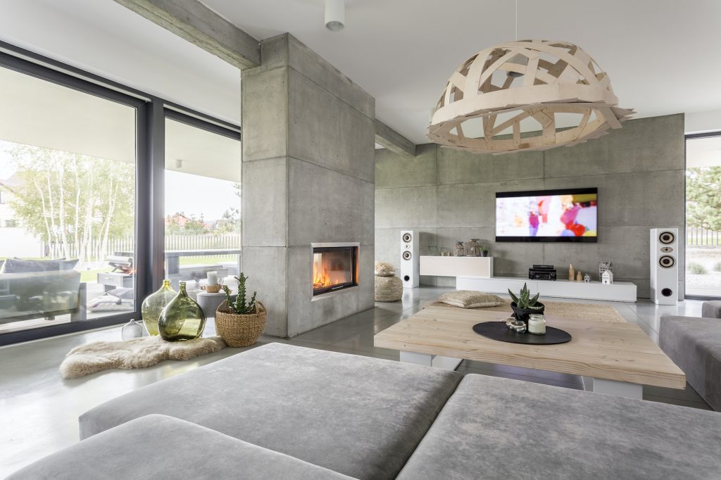 Concrete Fireplaces: Inspiration and Our Plan for the New Build